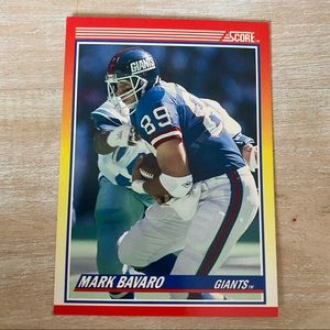 Mark Bavaro New York Giants 1990 Card